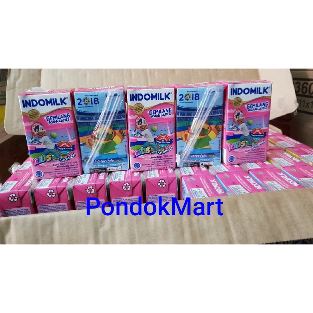 

Susu Indomilk kids strawberry Bagus