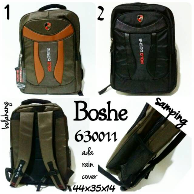 Tas ransel sekolah cowok Boshe 630011 tas backpack keren terbaru dan termurah