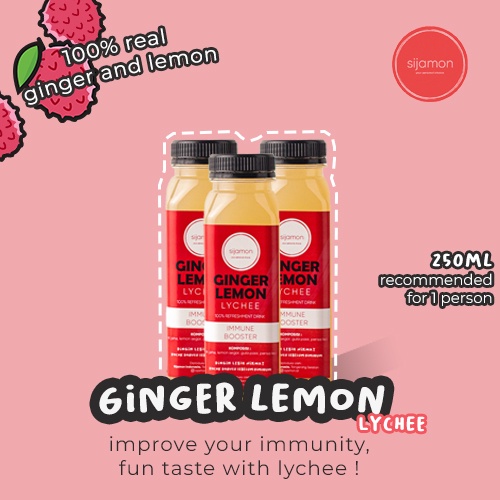 

Minuman Kesehatan SIJAMON Ginger Lemon Varian Rasa 250 ml Healthy Drink / Immune Booster