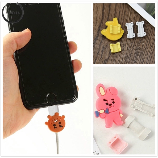 1Pc KPOP Bangtan Boys bt21 Kabel Konektor Charger untuk iPhone