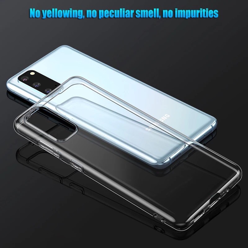 CASING COVER SARUNG SAMSUNG S8 S9 S10 S20 PLUS ULTRA LITE 2020 Soft Case TPU Bening Transparan