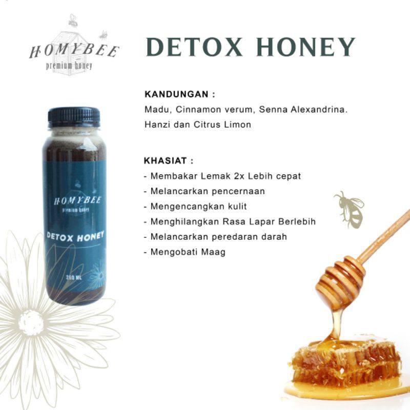 

HOMYBEE DETOX HONEY menurunkan berat badan secara alami