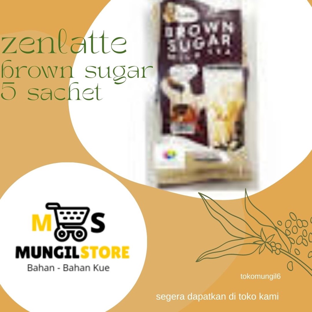 

Zelatte brown sugar sachet 5 28g