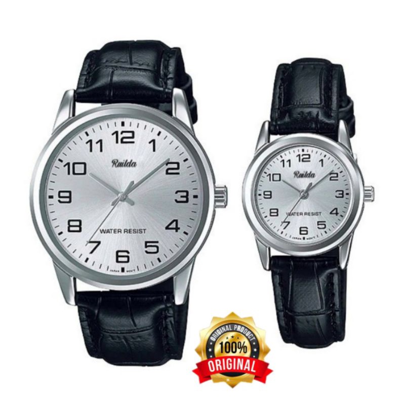 JAM TANGAN COUPLE TALI KULIT ORIGINAL TAHA AIR_JAM TANGAN COUPLE PRIA DAN WANITA MODEL TERBARU, JAM TANGAN COWOK CEWEK COUPLE, JAM TANGAN KULIT UNISEX