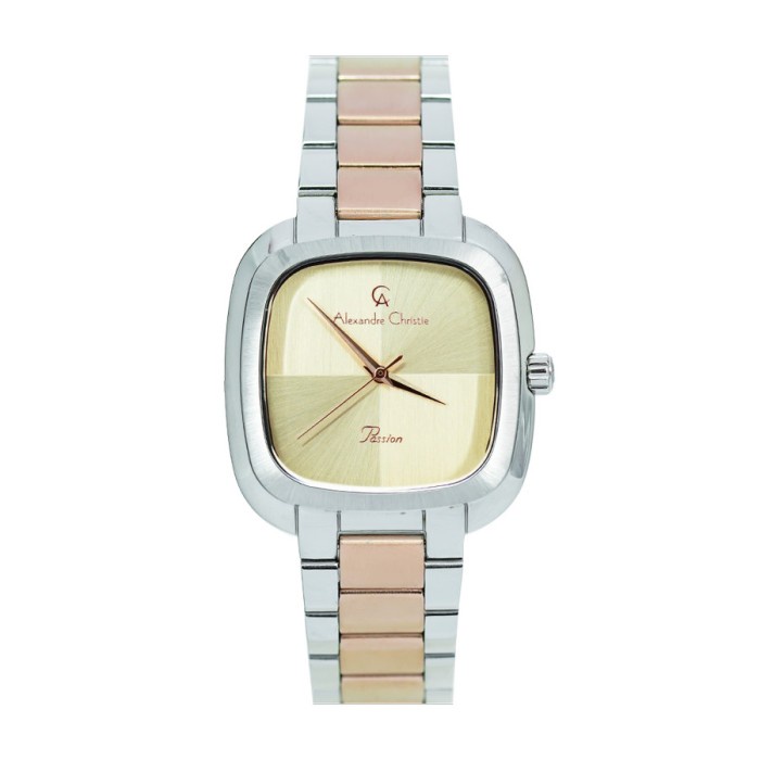 Jam Tangan Alexandre Christie AC 2982 LH - BTRLN Woman Wanita Stainless Steel Murah Original