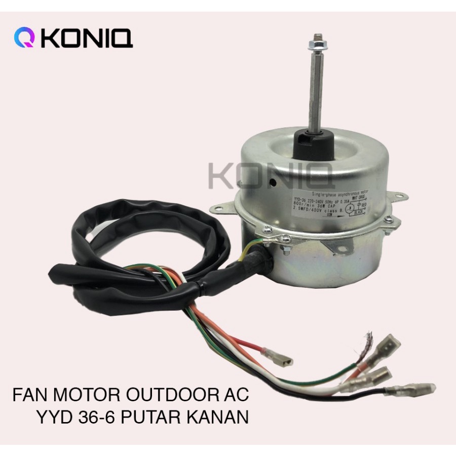 FAN MOTOR OUTDOOR AC YYD 36-6 PUTAR KANAN