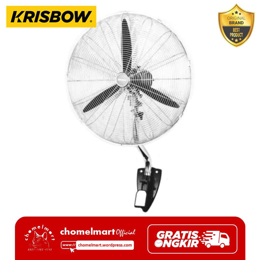 Krisbow Kipas Angin Dinding 61 Cm