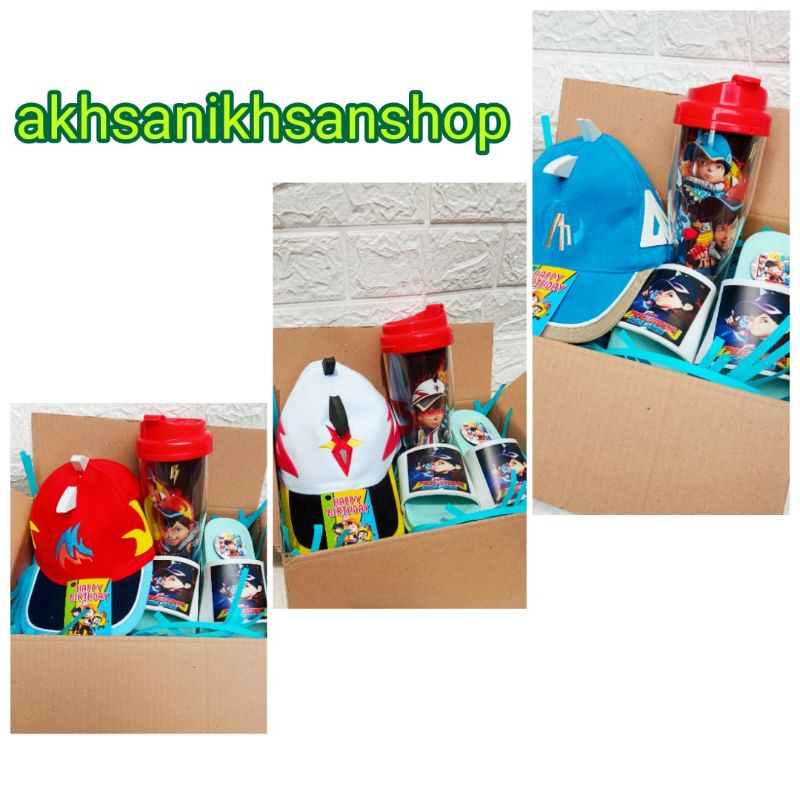 

paket kado ulang tahun anak/hampers/paket hemat boboiboy