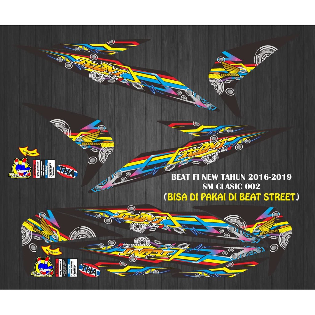SARANA MOTOR STIKER HONDA BEAT FI NEW THAILAND
