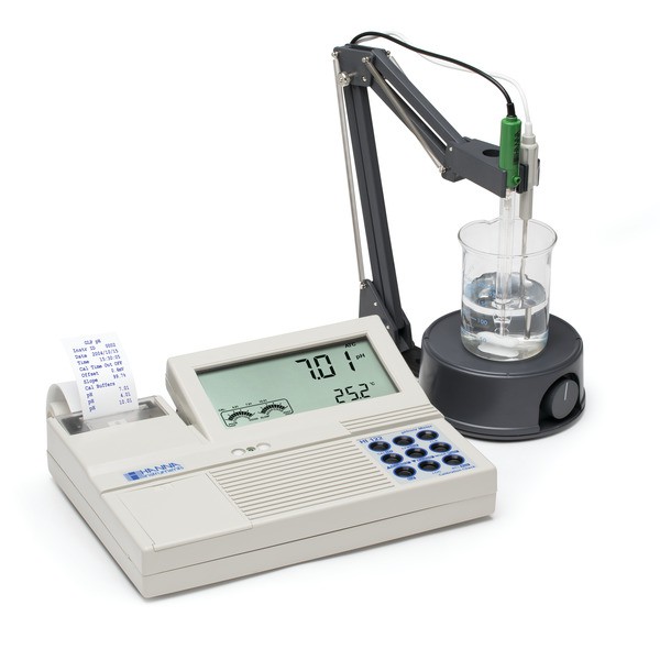 Benchtop pH/mV Meter with Built-in Printer Hanna HI122 HI 122