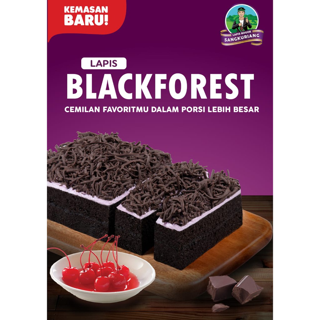 

Lapis Talas Bogor Sangkuriang Blackforest