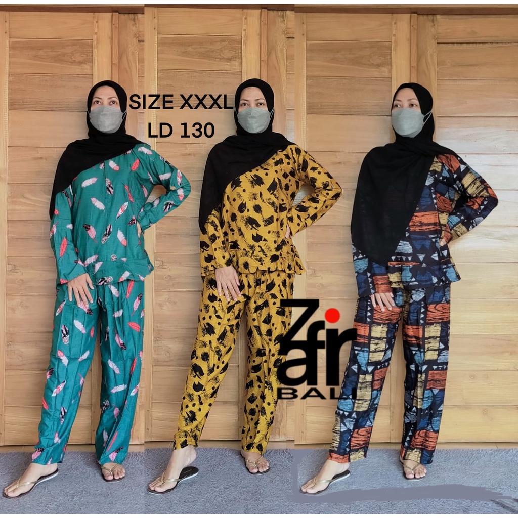PAJAMAS SET XXXL SUPER JUMBO / SETELAN / ONE SET / PIYAMA / BAJU TIDUR / BABYDOLL