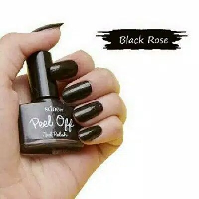 Kutek Halal  Kutek Muslimah skine87 black rose peel off  Kutek Halal  Kutek Muslimah skine87 black rose peel off