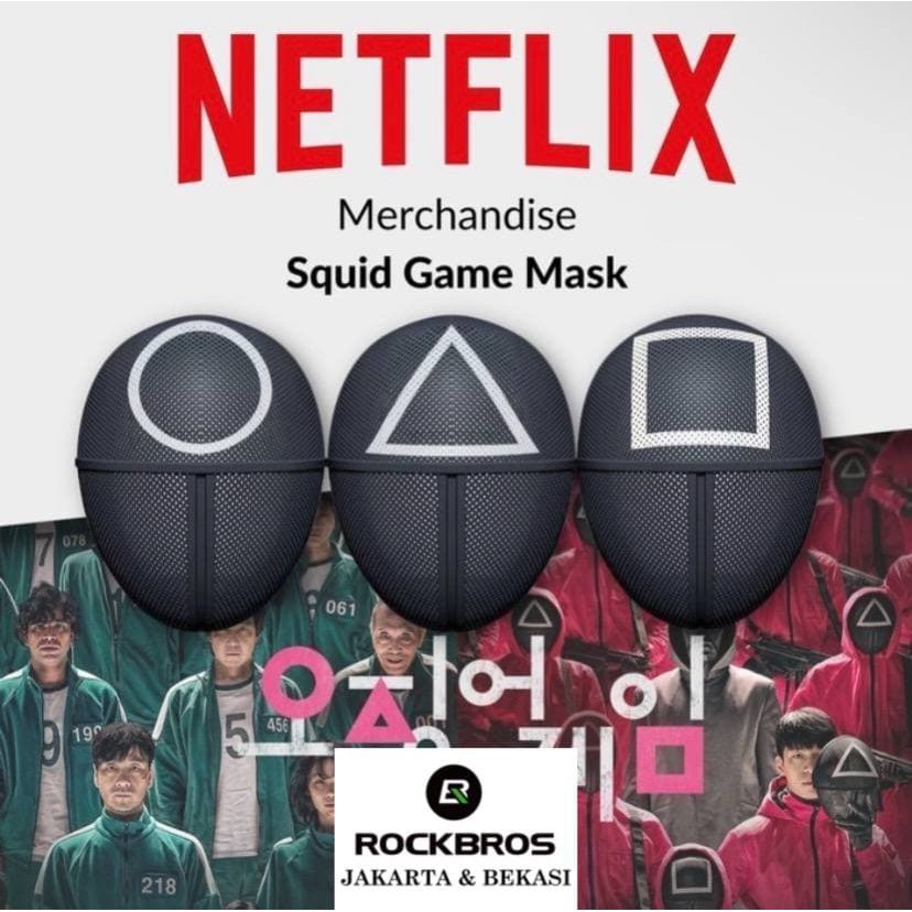 Original Topeng Squid Game Mask Muka Import From Korea Netflix Tiktok