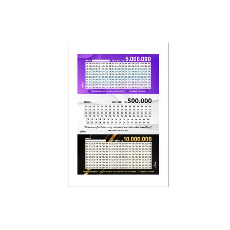 

STIKER TABUNGAN TARGET UNTUK UKURAN TABUNG 14 CM * 8.5 CM