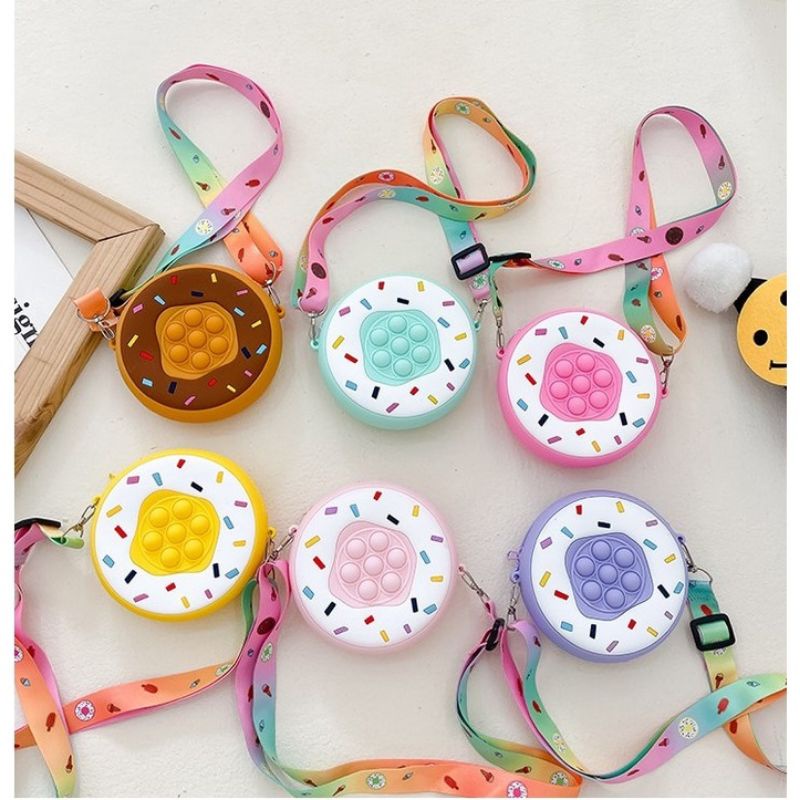 Tas Selempang Anak Donut POP IT