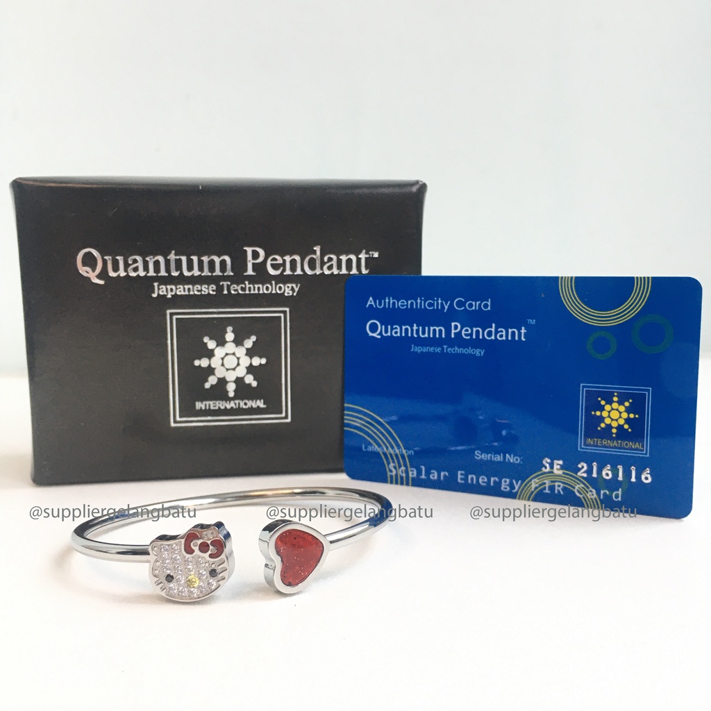 PROMO ASLI Gelang Kesehatan Pria Wanita Energi Ion quantum HELLO KITTY