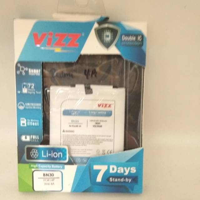 BATERAI VIZZ REDMI 4A / BN30