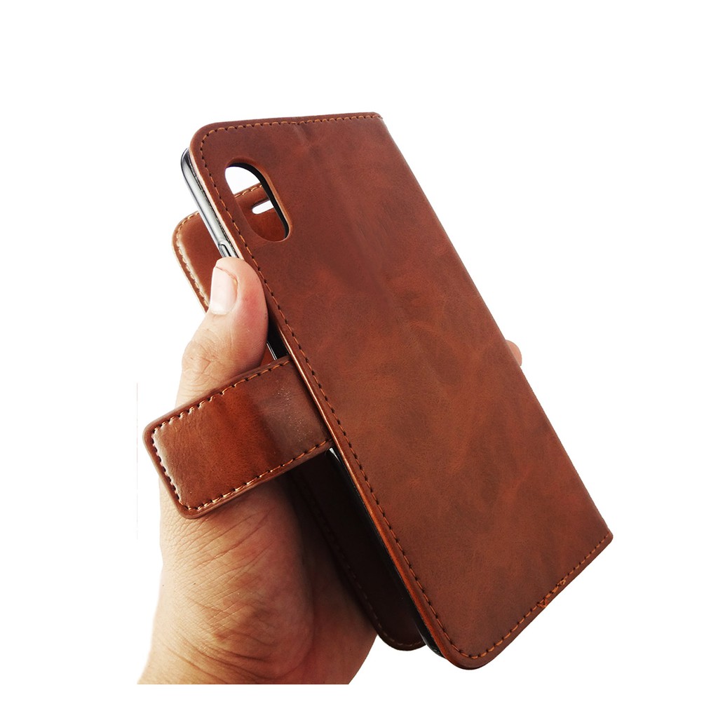 Xiaomi Redmi 7/7A/REDMI 8/8A PRO/9/9A Original Fashion Selular Flip Leather Case - Flip Cover