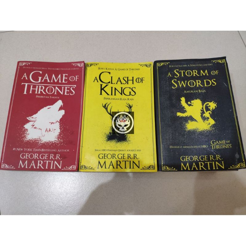 Jual Seri Novel George Rr Martin A Game Of Thrones A Clash Of Kings A