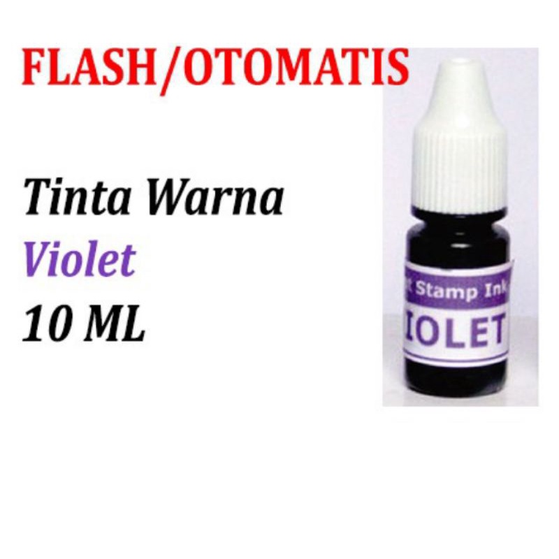 

Tinta stempel flash warna violet