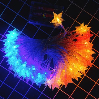 Lampu String LED Bentuk Lentera Bintang Warna Merah untuk Lampu String LED Bentuk Lentera Bintang Warna Merah untuk