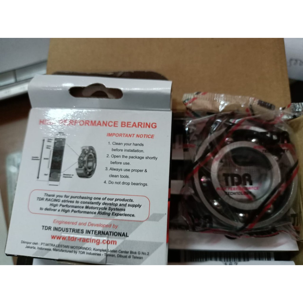 TDR LAHER 6205 FIBER RACING BALL BEARING KRUK AS NINJA SATRIA RX KING