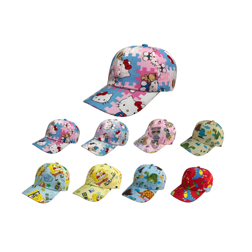 Topi Anak Sablon Sublim Karakter Lucu / Topi Anak Karakter Terbaru / Arshila_fashion (TPA002)