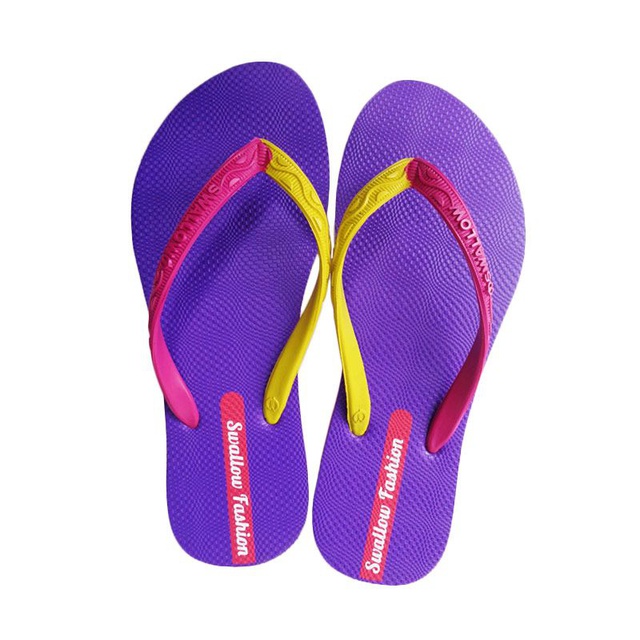  Sandal  Jepit  Swallow Fashion Female Purple Shopee  