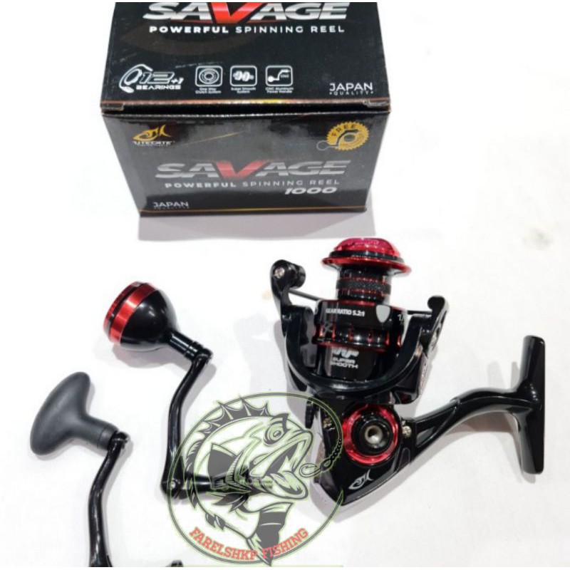 Reel pancing utc savage hp 1000 2000 3000 4000 6000 power hendel free spool
