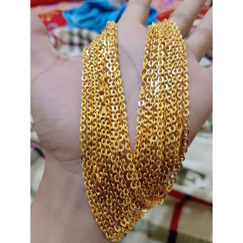 KALUNG ANAK NORI BESAR PERAK 925 LAPIS MAS 24K