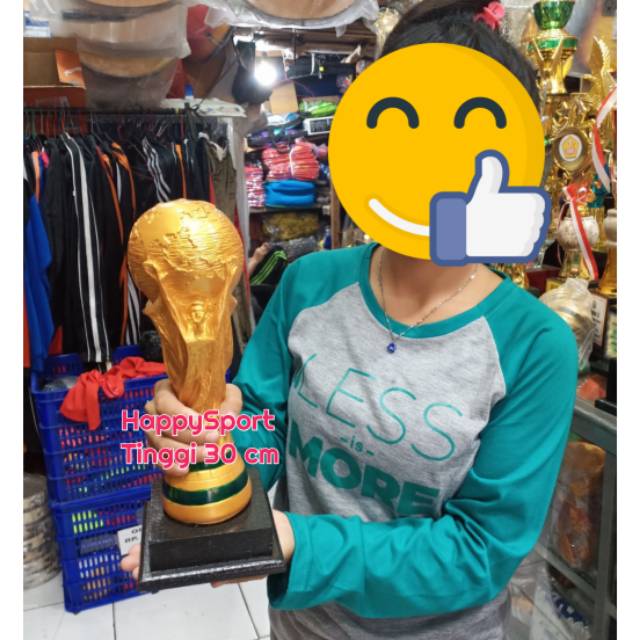 Piala dunia piala world cup J3 tinggi 30 cm
