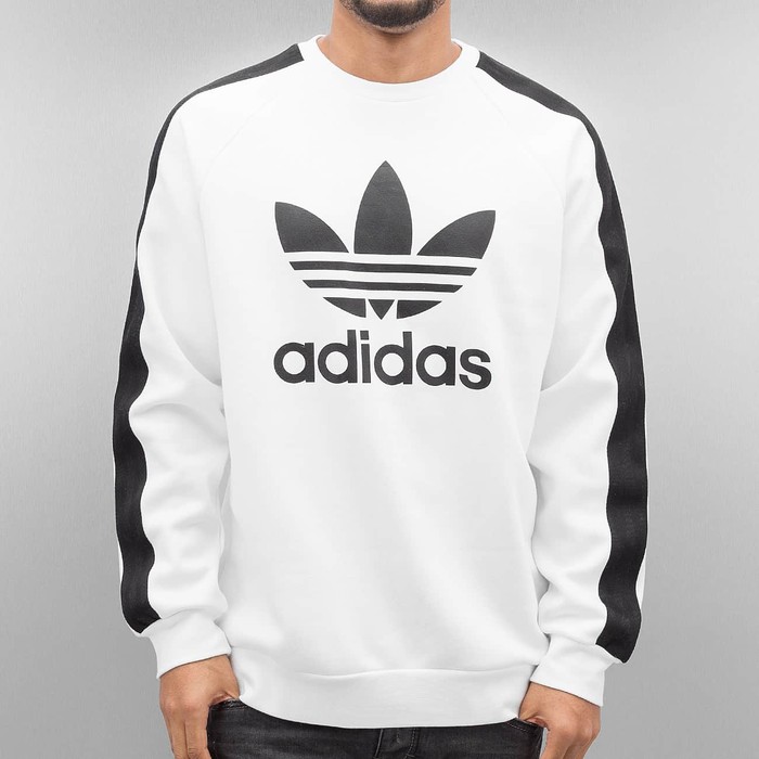 JAKET SWEATER ADIDAS PUTIH