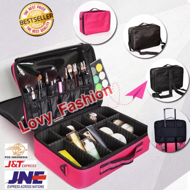 Tas kosmetik / tempat make up / beauty case Ukuran 40x14x29CM/1007