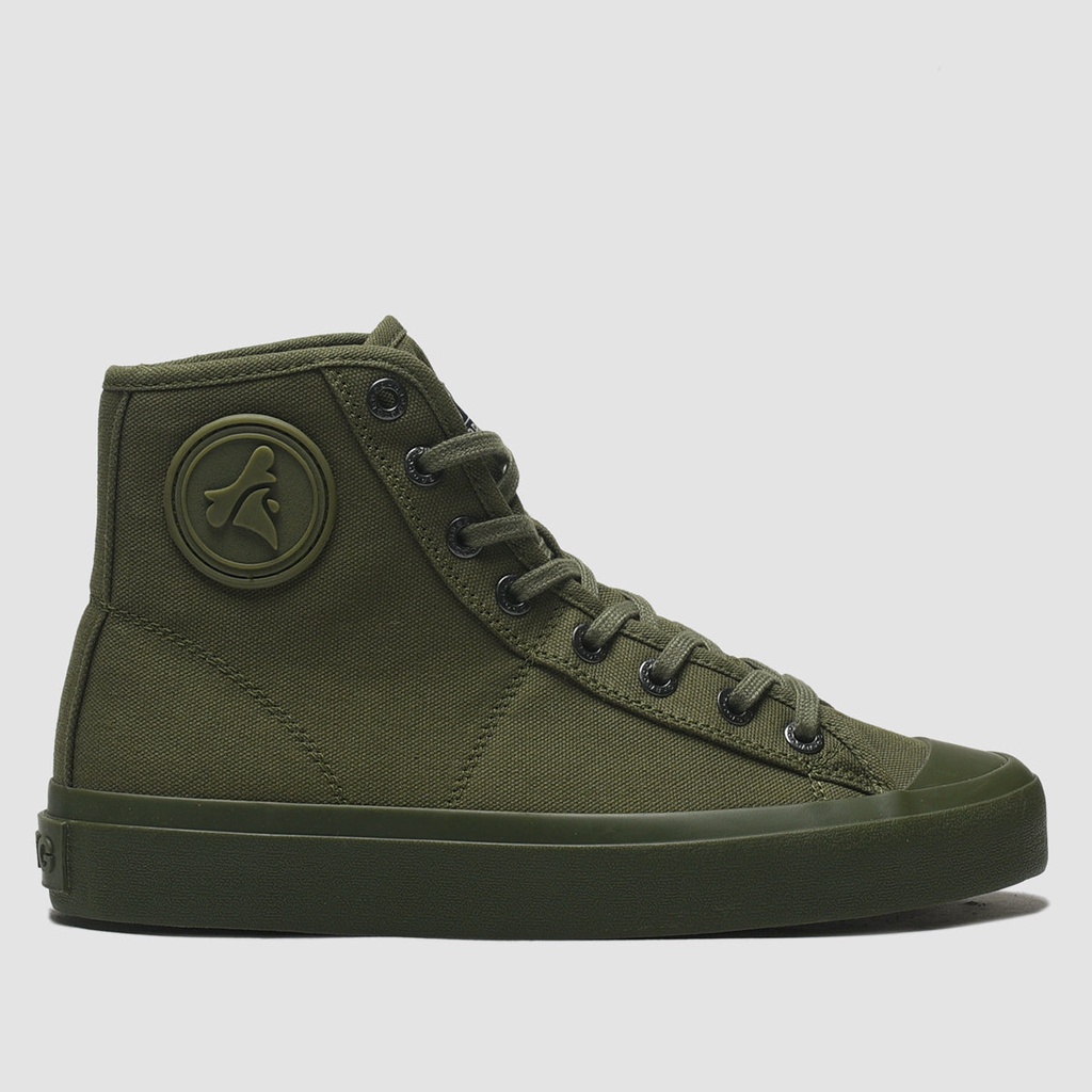 Sepatu Brodo Vtg V2 Solid Hi Series Vantage Vintage [Olive/Mocha]-Olive