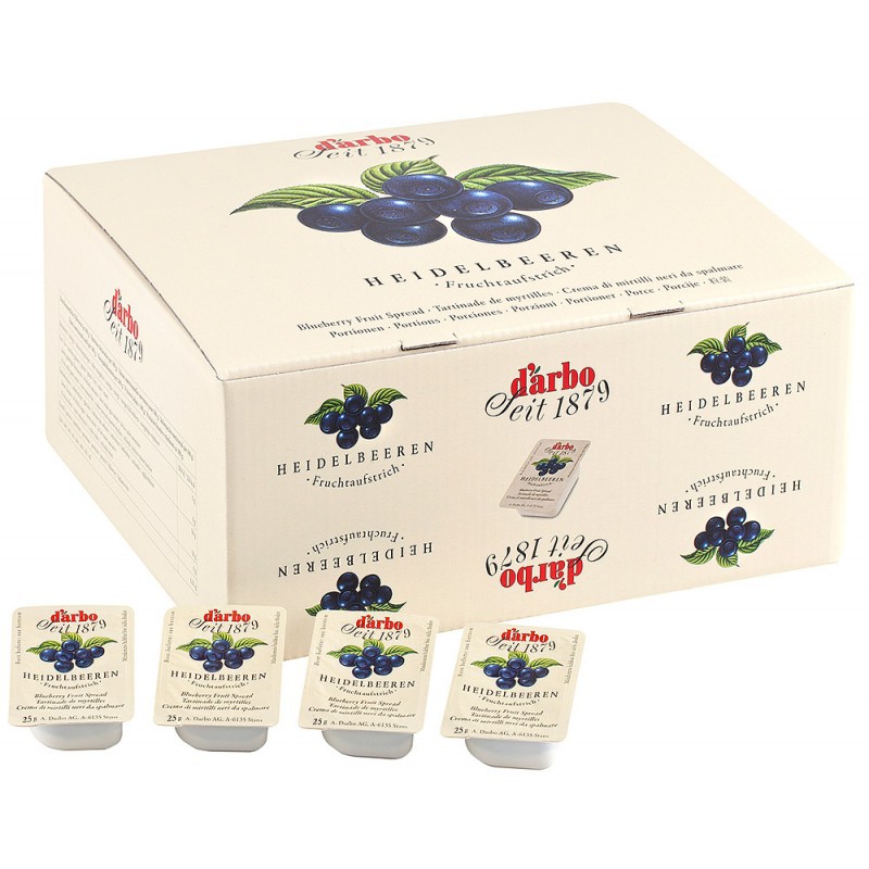 

Jam Blueberry Portion - Darbo 140sx14gm (1 carton isi : 140 pcs)