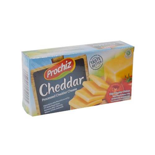 

Keju Prochiz Cheddar 170gr, Gold Cheddar 170gr, Slice 5s