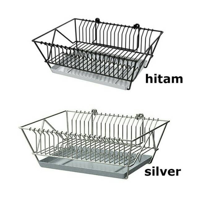 IKEA Fintorp Rak Pengering Piring Stainlees Steel
