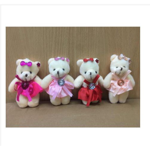 Boneka Souvenir MK Bear Gantungan Tas Souvenir Pernikahan