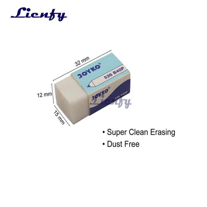 

Penghapus Pensil Kecil Joyko [526 B40P] / Stip 2B Eraser Pencil