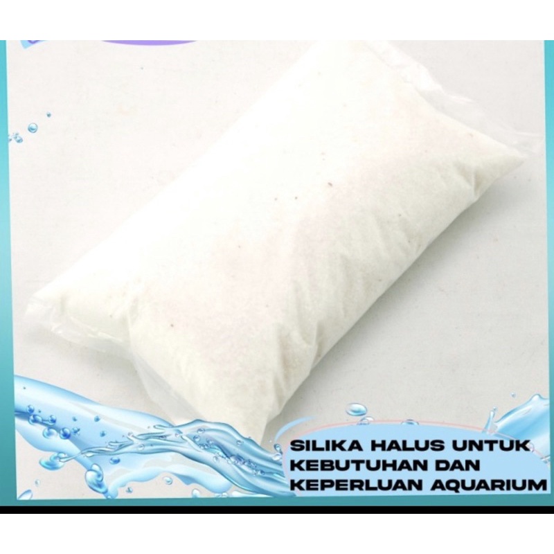 PASIR SILIKA KASAR / HALUS 500GRAM / 1KG