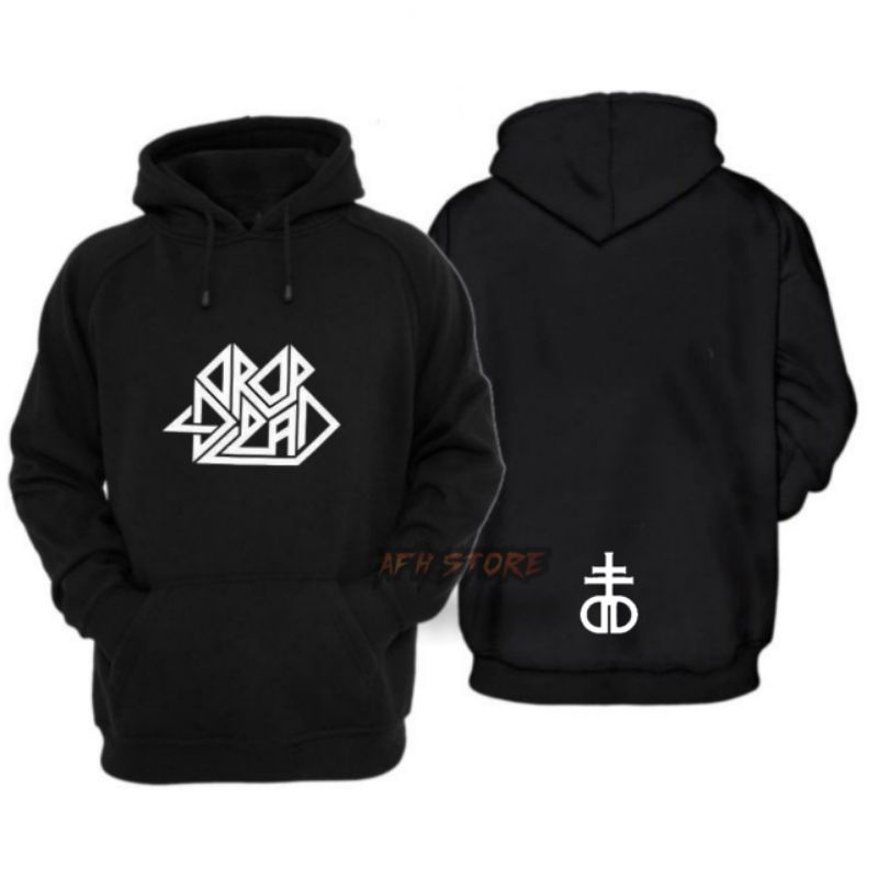 HOODIE DROP DEAD LOGO / DROPDEAD DISTRO PREMIUM UNISEX