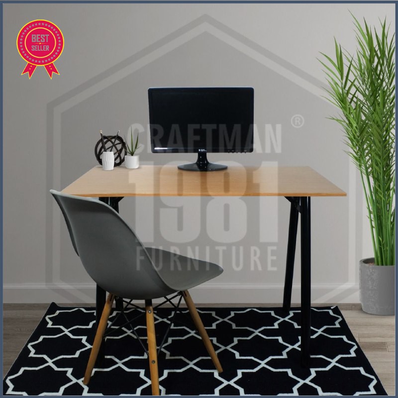 Meja Laptop Belajar Kantor Komputer 100x60 Simple Minimalis
