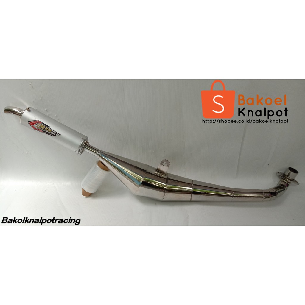 Knalpot Racing Fiz R Creampie Chrome