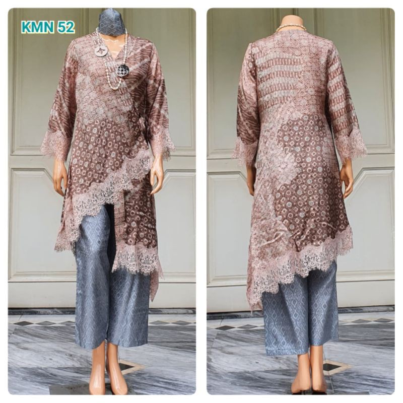 stelan kulot batik / set kulot terbaru / set batik modern / set batik cantik murah / batik pesta