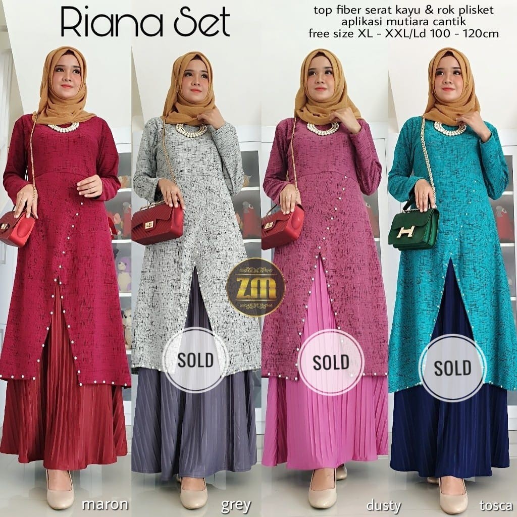 ORI HIJAB TUNIK - RIANA SET DINARA