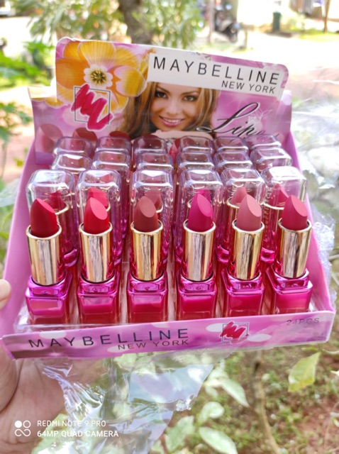 [ ECER ] MAYBELINE LIPSTICK GOLD &amp; PINK BENING &amp; MERAH