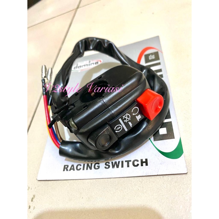 SAKLAR KANAN DOMIN0 SAKLAR 2 TOMBOL ENGINE STARTER KICK STARTER LAMPU JAUH DEKAT ORI FINO XEON VIXION MIO XRIDE AEROX JUPITER XMAX SOUL NMAX BYSON R15 R3 QBIX GRAND MT CLICK 110 125 150 BEAT PCX ADV SUPRA VARIO CB SCOOPY REVO BLADE SPACY GL KARISMA