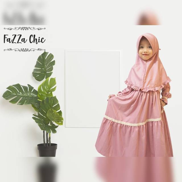 Gamis Syari anak | azkiya Dress