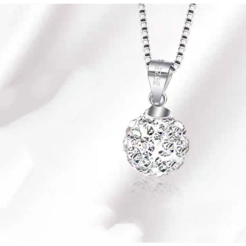 Kalung DIAMOND PUTIH ELEGAN MINIMALIS RANTAI ITALY SIMPLE ELEGAN ANTI KARAT&amp;ANTI LUNTUR